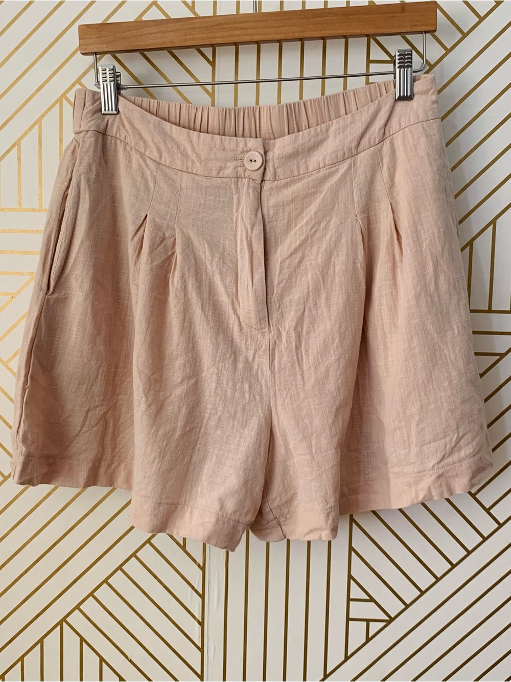Paper hearts 100% Cotton Vest Asymmetrical & High Waist pleated Shorts Set XL - Picture 5 of 12
